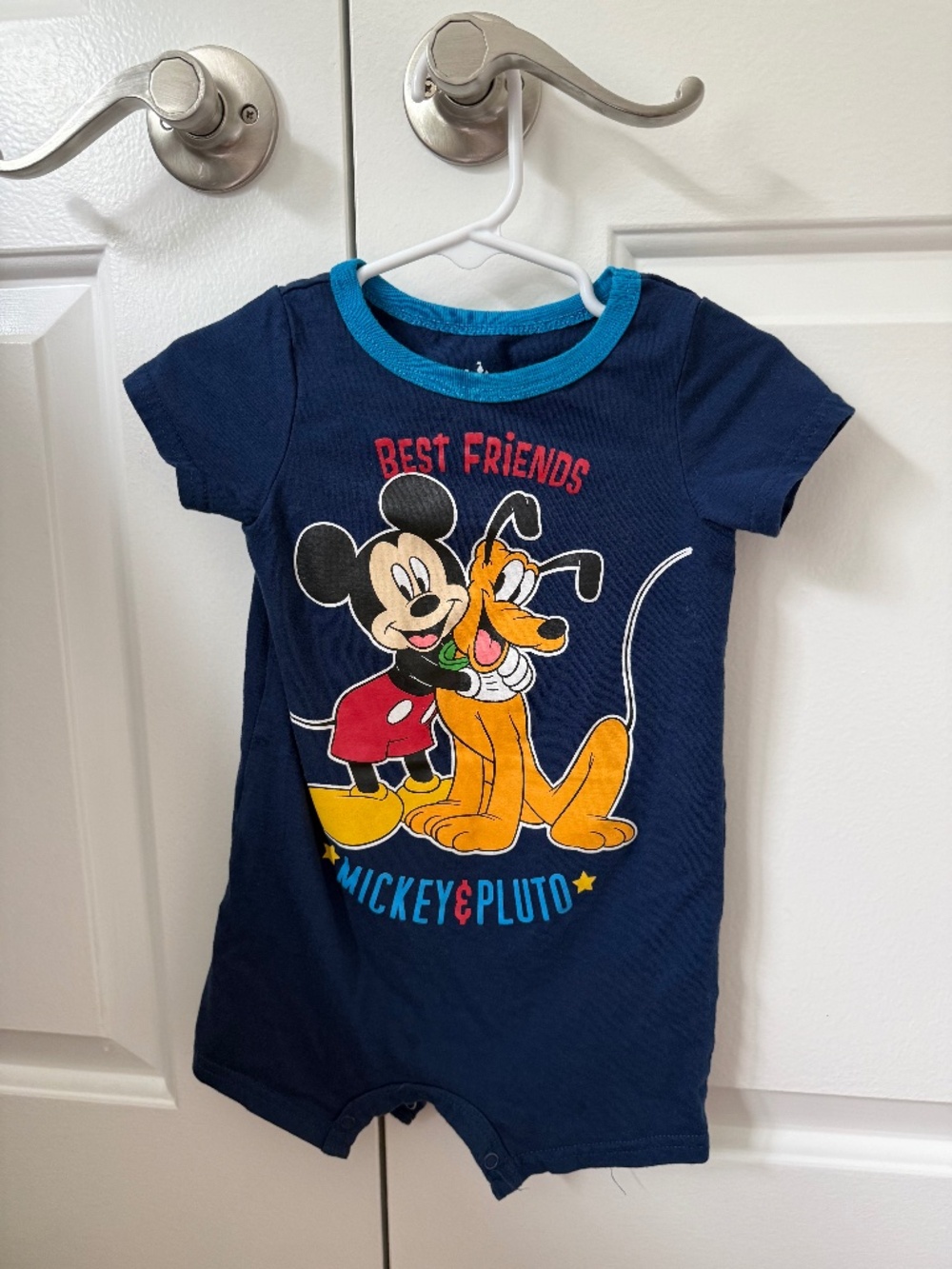 Disney Mickey and Pluto Romper for Boys – 18 Months